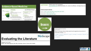 How to select , read & review an article  