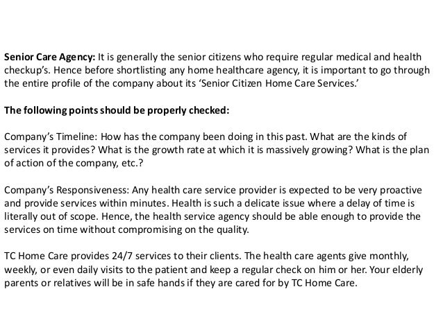 Home Health Care Agency 247