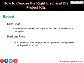 How to select the diy electrical projects kit by engineering students ...