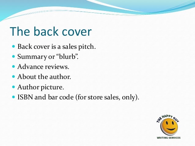 How to self publish your book! Slide 11