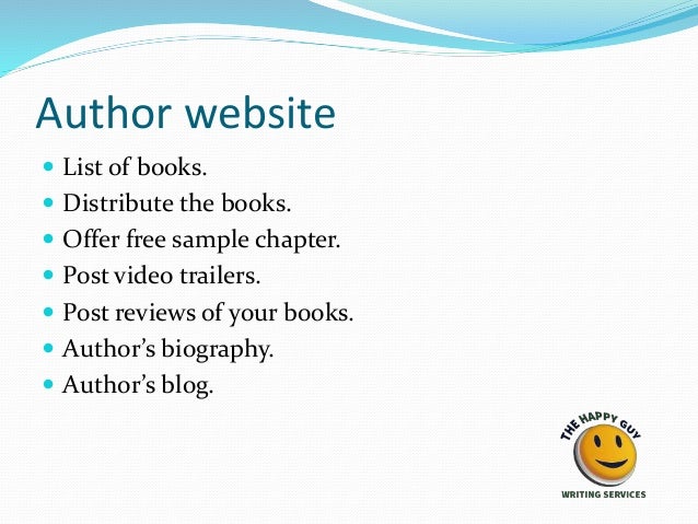 How to self publish your book! Slide 13