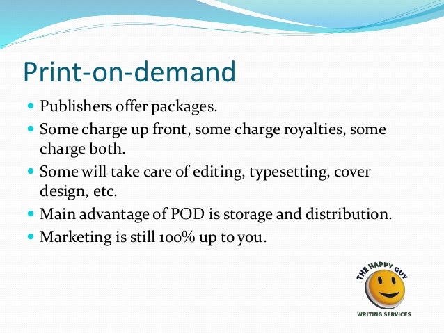 How to self publish your book! Slide 7