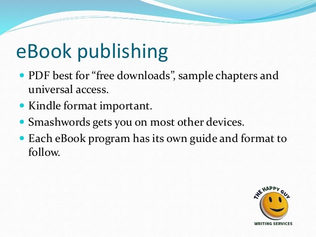How to self publish your book! Slide 8