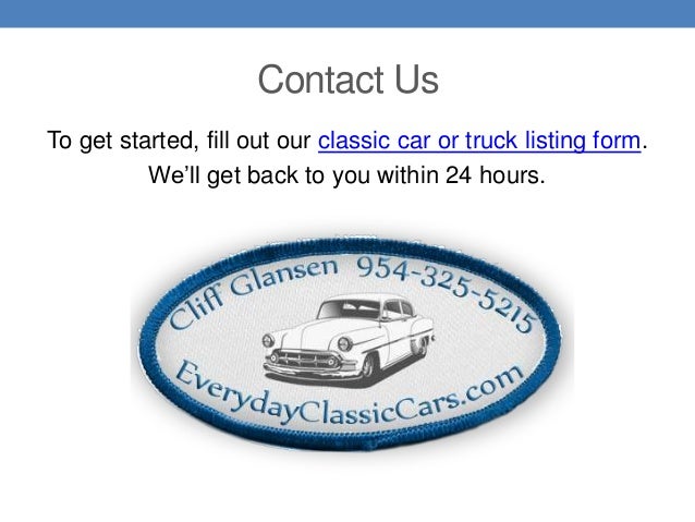 How To Sell A Classic Car Online