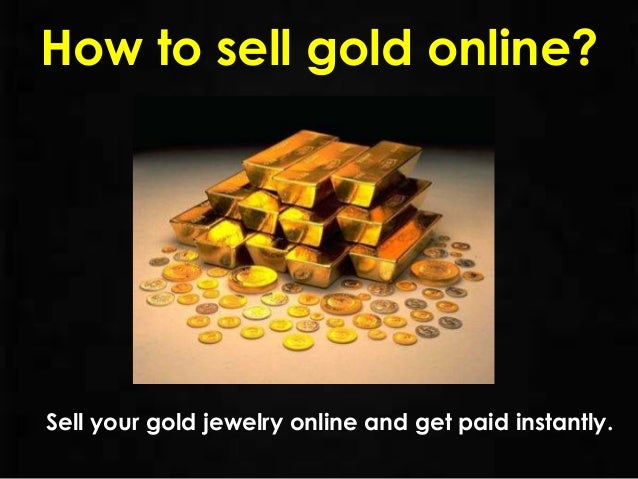 how to sell gold online