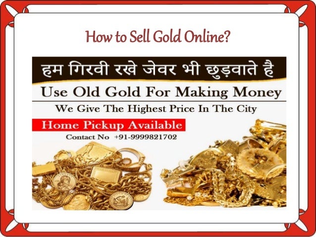 how to sell gold online