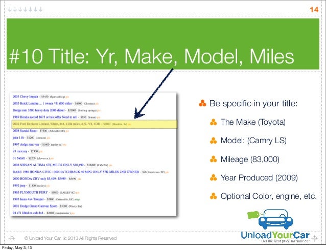 How To Sell A Car On Craigslist Payment How To Sell A Car On Craigslist Payment