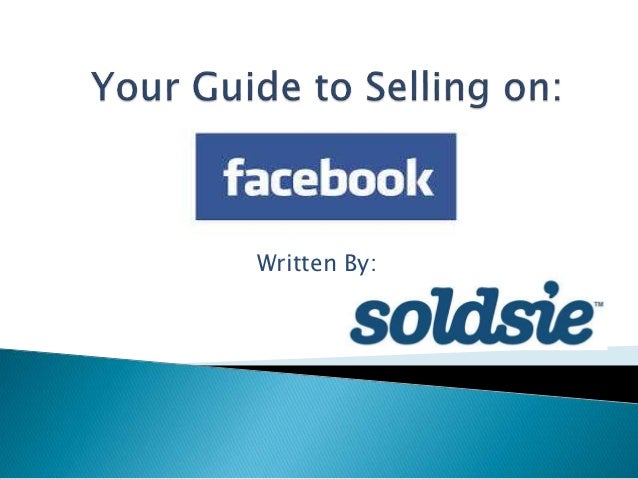 How to Sell on Facebook