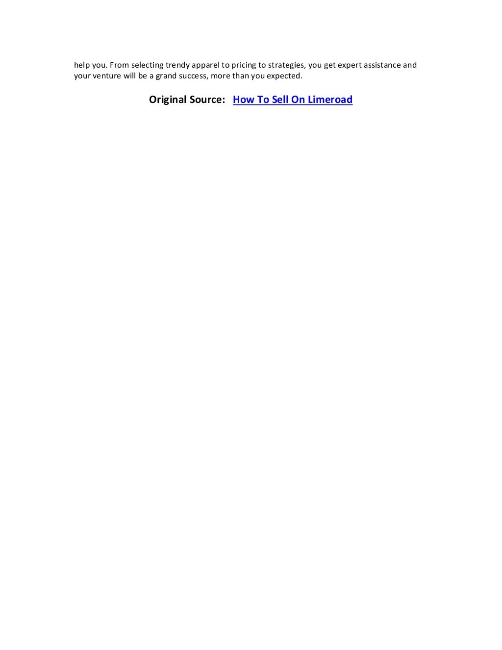 How To Sell On Limeroad And Do It Better