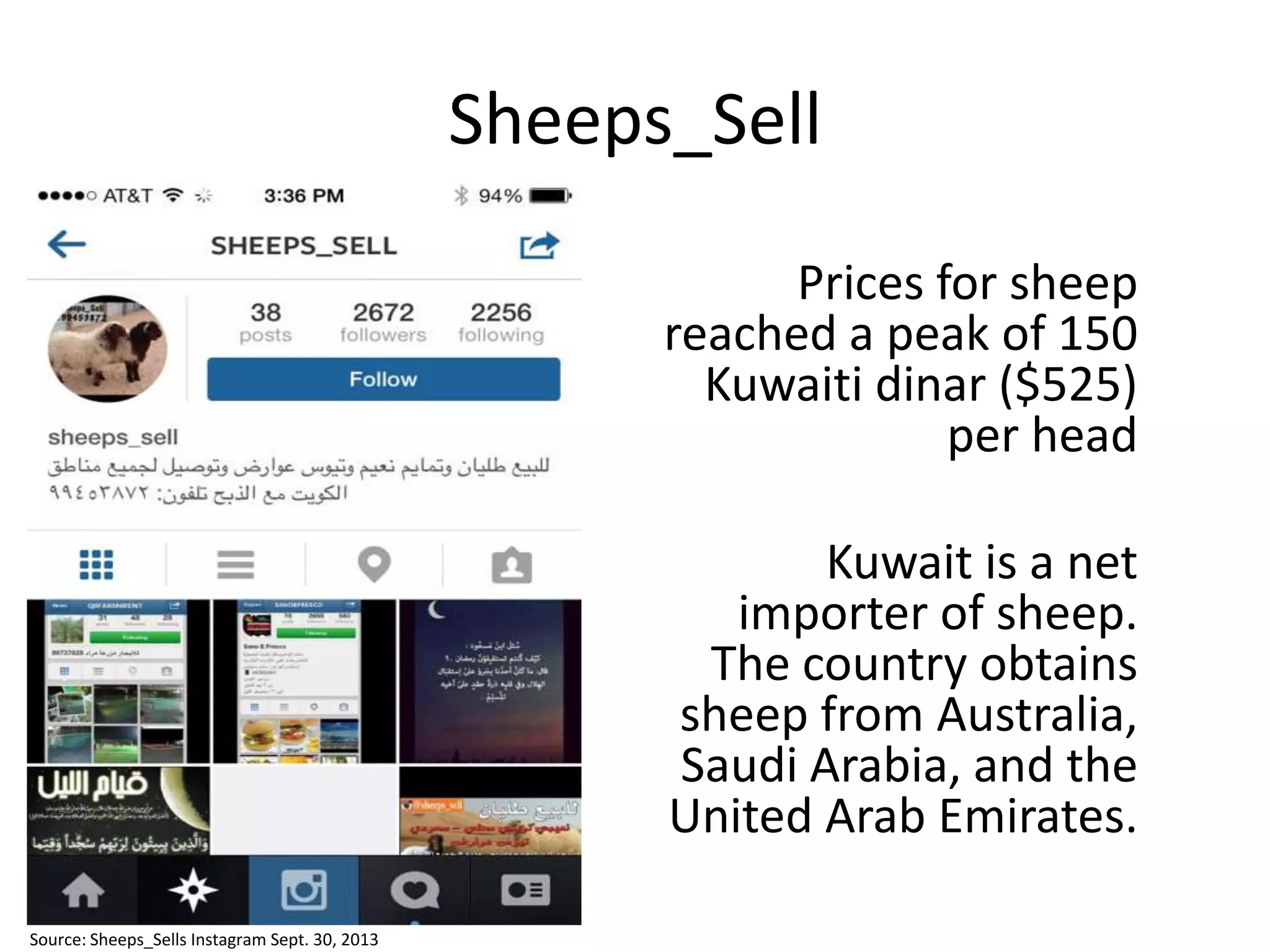 How to Sell Sheep in Kuwait and Instagram, Twitter, and Microsharing ...