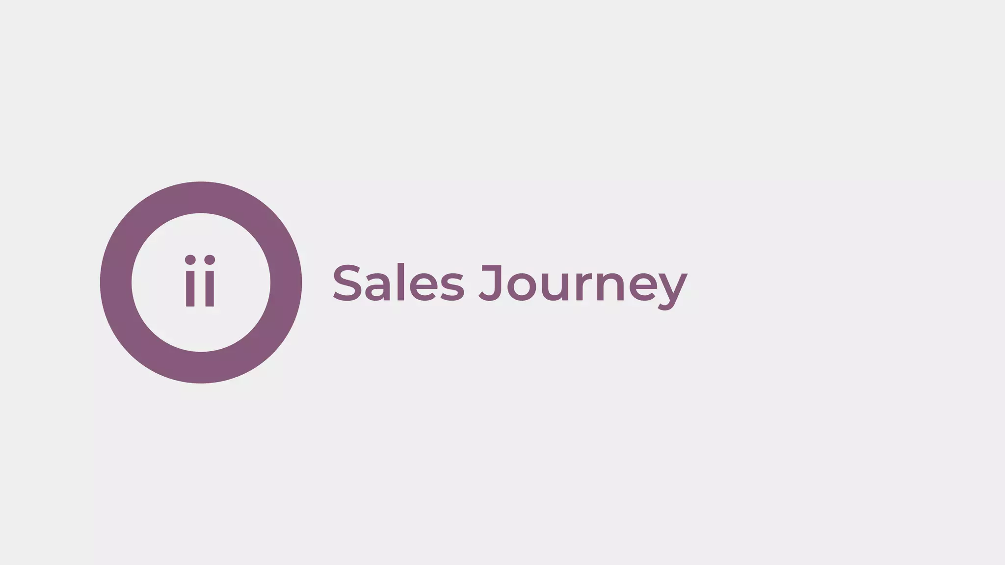 ii Sales Journey
 