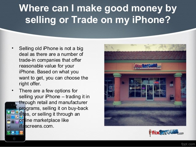 where can i sell my used iphone