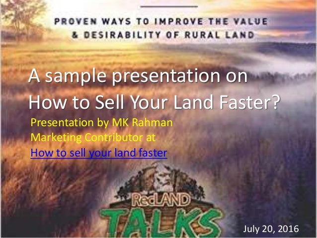 How To Sell Your Property