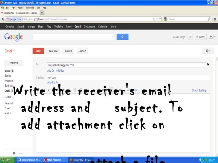 How to send an email from your gmail