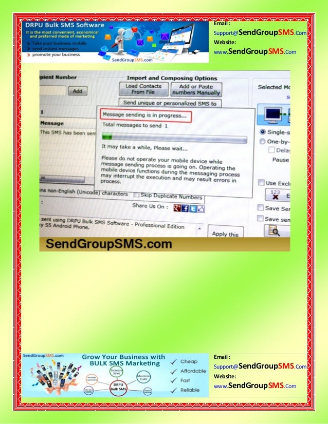 How to send bulk sms using samsung galaxy s5 android mobile