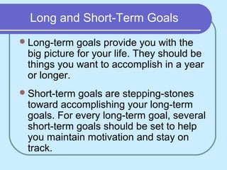 How to set and achieve goals