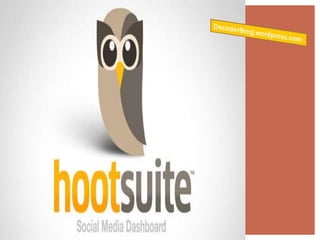 How to set a schedule using hootsuite 