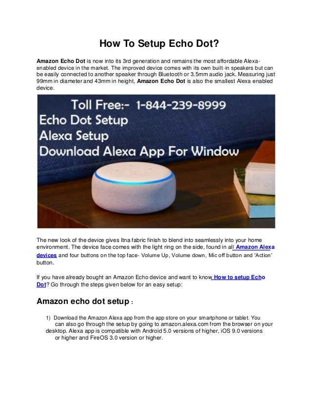 amazon echo dot 3rd generation app