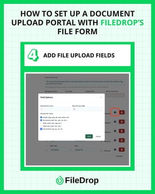 Ez File Drop Form Example How to Set Up a Document Upload Portal with FileDrop’s File Form.pdf
