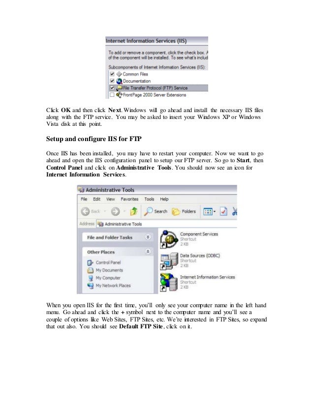free ftp software and how to configure