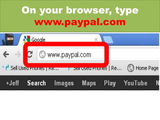 How to set up a paypal account