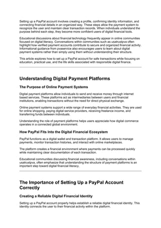 How to Set Up a PayPal Account for Safe Transactions.docx