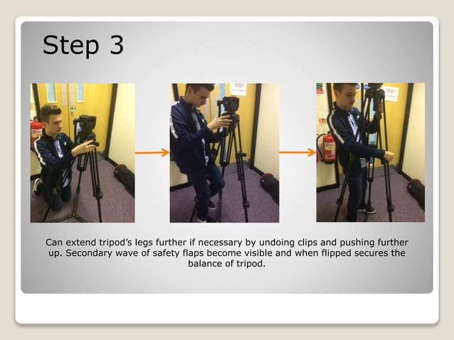 How to set up a tripod | PPTX