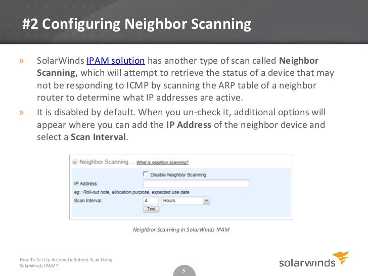 Solarwinds ip scanner - cocobilli
