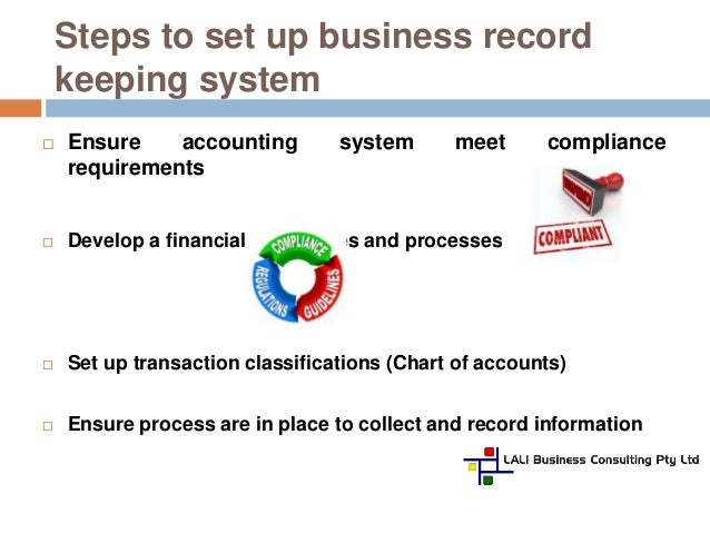 How to set up a business accounting system?