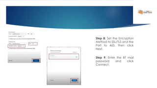 How to Set Up Btinternet Email On Outlook? | PPT