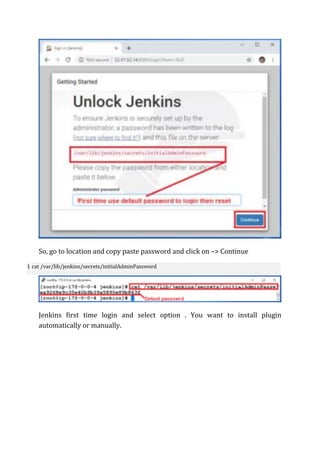 How to setup jenkins | PDF