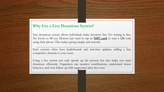 How to Set Up Live Donations for Your Next Event in Minutes | PPTX