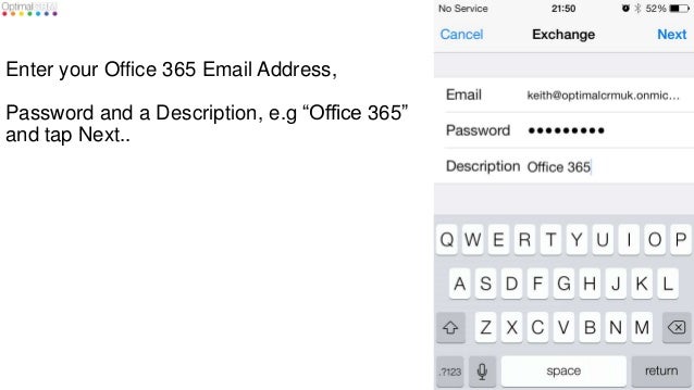 how to set up office 365 email on an iphone setup office 365 email on iphone