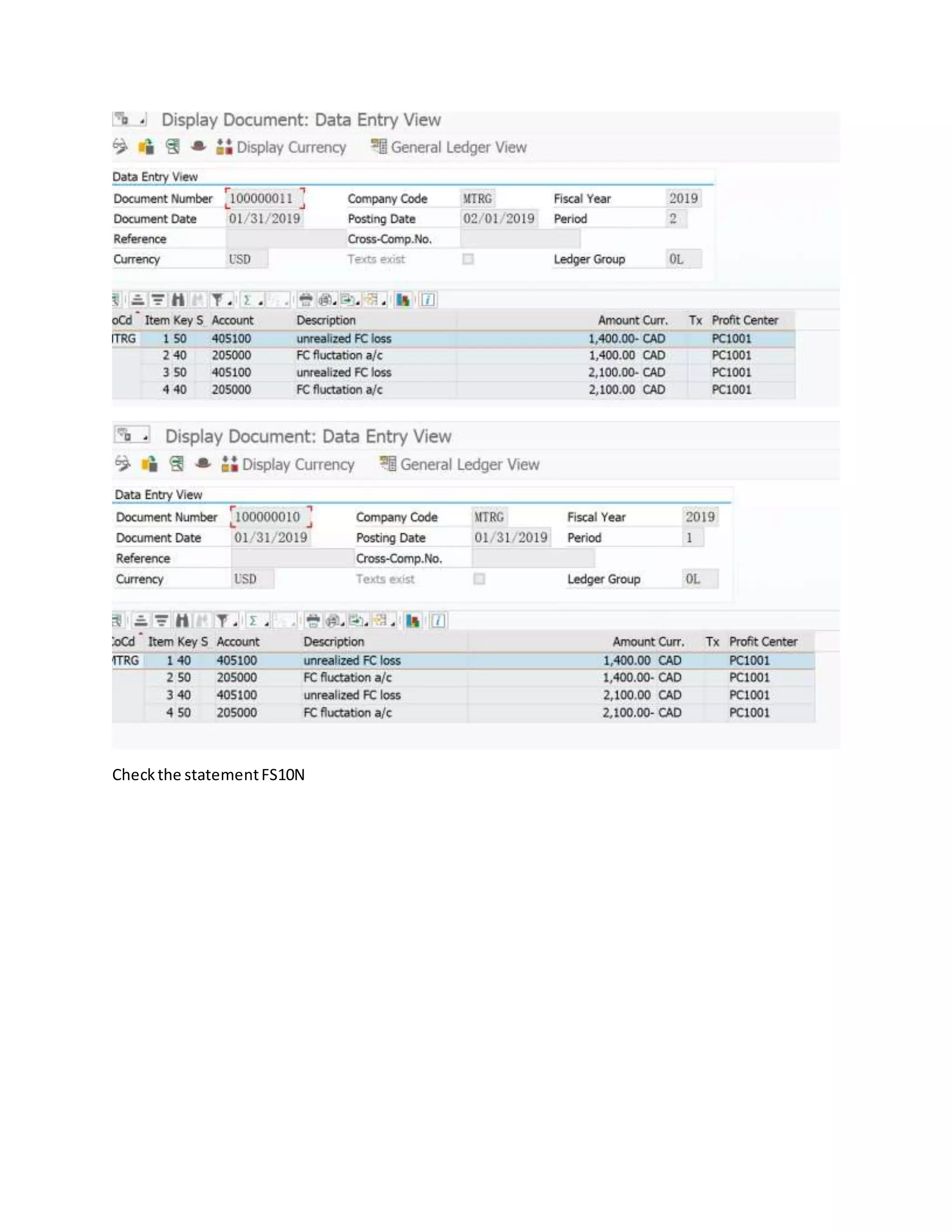 Checkthe statementFS10N