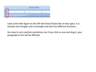 You now have a ruler on the top and left sides of your page. I find these very helpful in other areas as well.