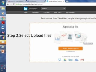 Step 2:Select Upload files
 