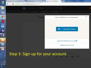 Step 3: Sign up for your account
 