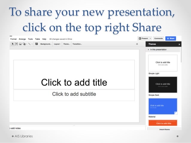 how to share ppt in google docs