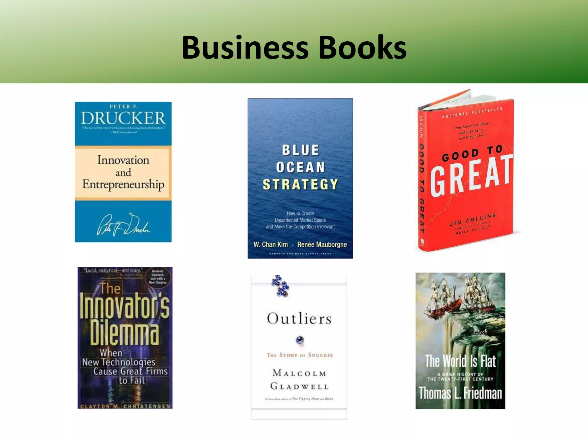 Business Books

 
