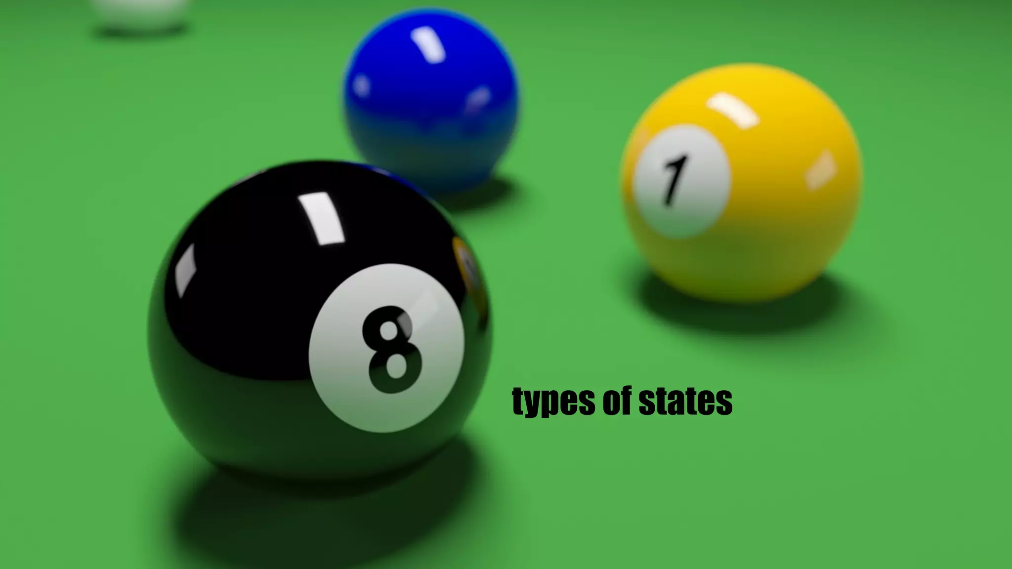 types of states
 
