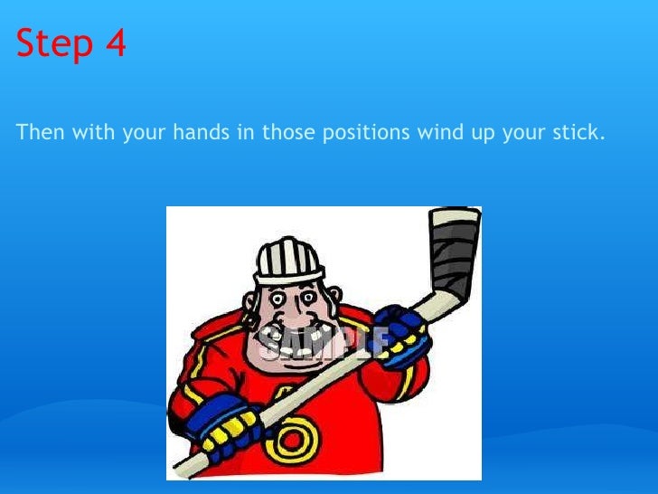 How to shoot a hockey puck