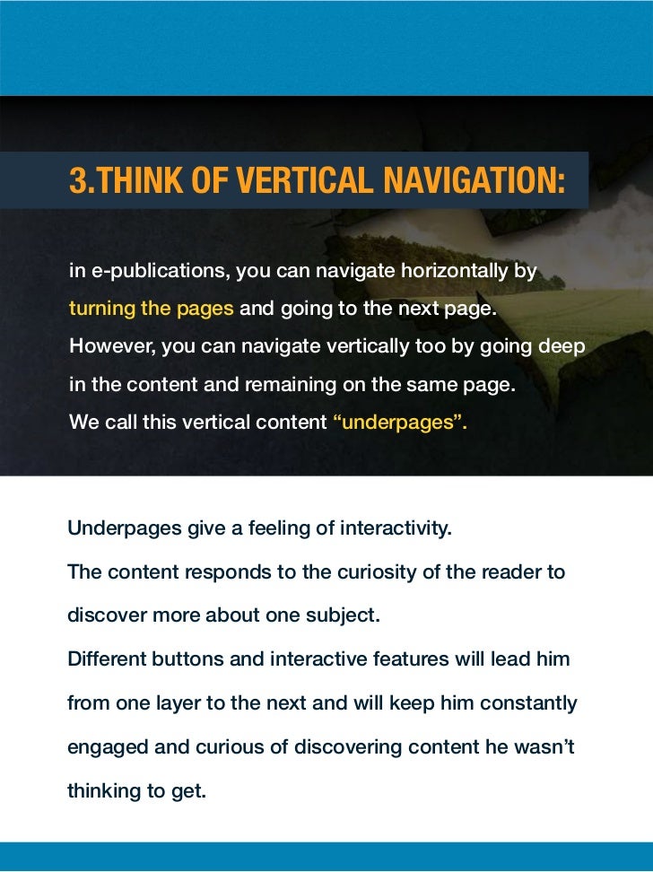 How to significantly increase the dwell time in your e publication