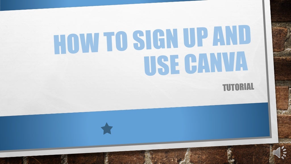 How to sign up and use canva final tutorial