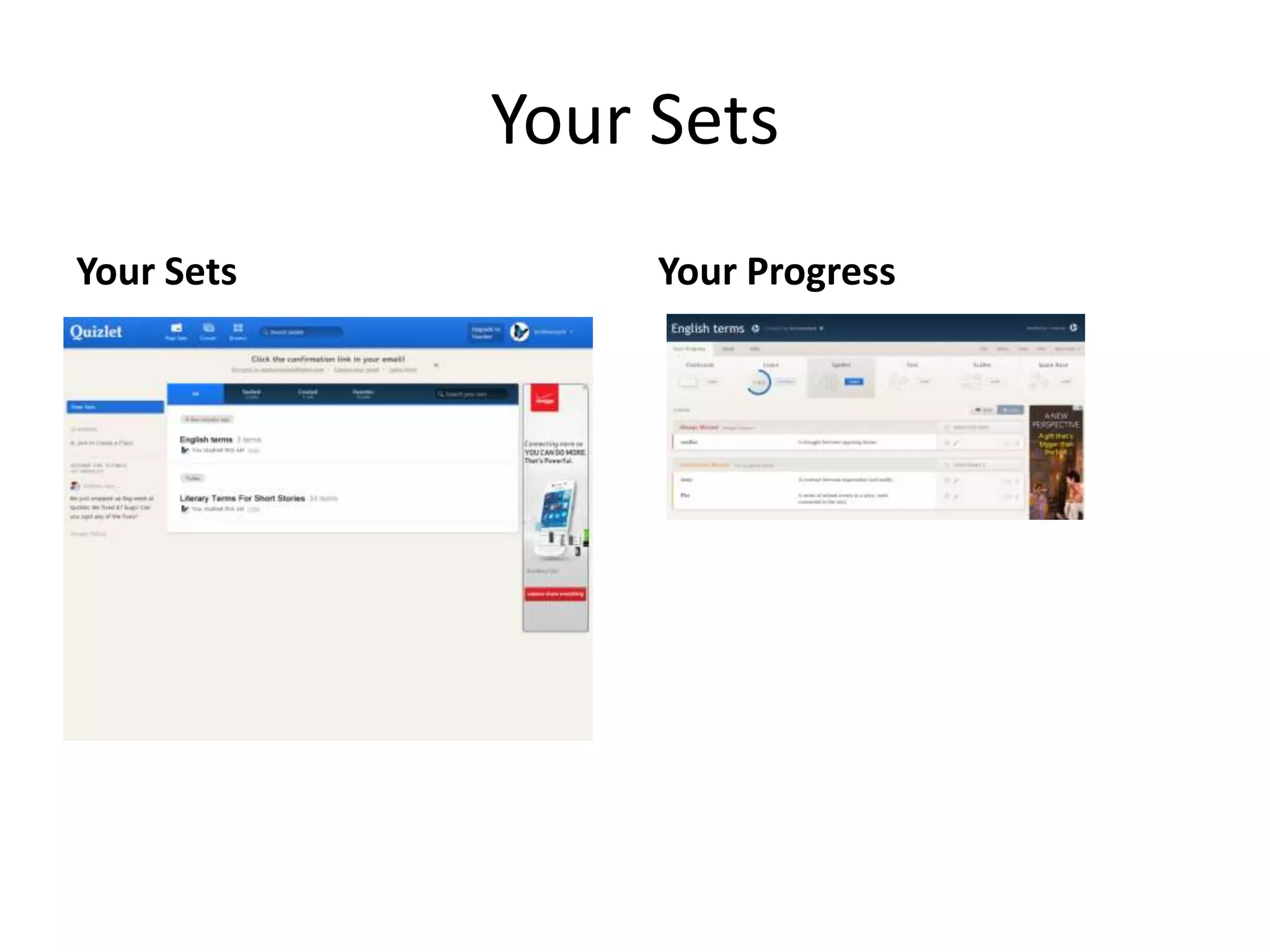 Your Sets
Your Sets

Your Progress

 