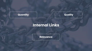 @martinhayman #BrightonSEO
Internal Links
Relevance
Quality
Quantity
 