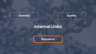 @martinhayman #BrightonSEO
Internal Links
Relevance
Quality
Quantity
 