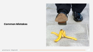 @martinhayman #BrightonSEO
Common Mistakes
 