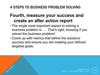 How to solve business problems | PPTX
