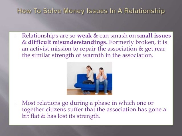 money issues in dating relationships