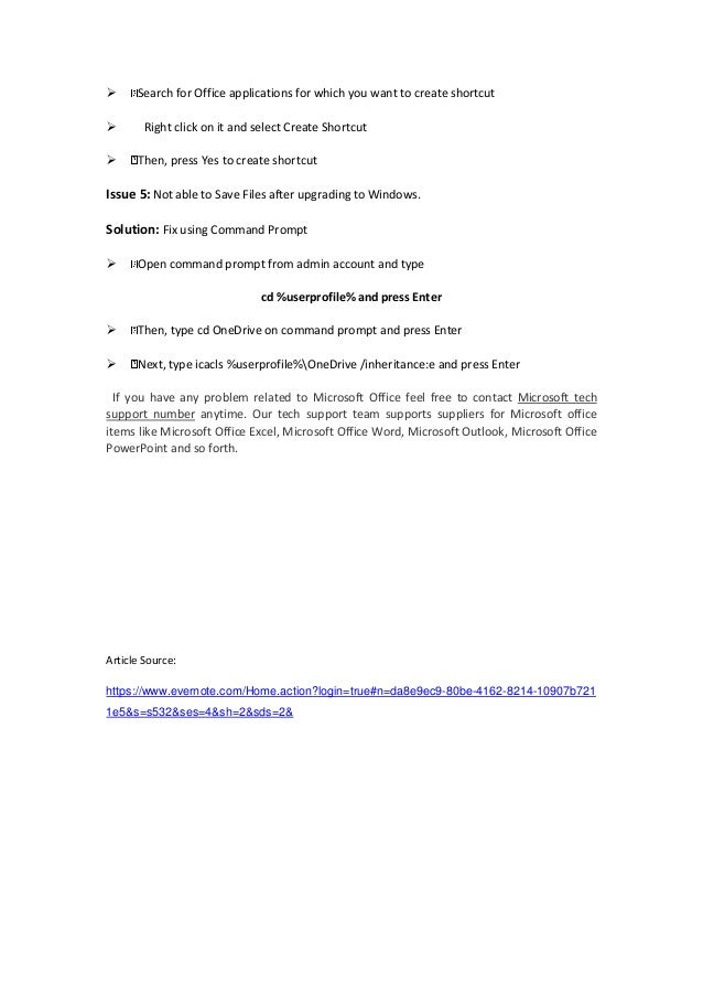 How to solve ms office issues after windows 10 upg